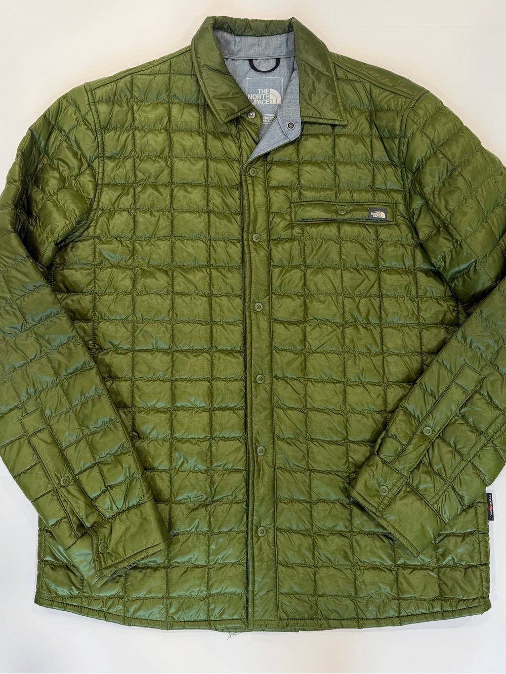 Men’s The North Face Puffy Green Jacket Sz M